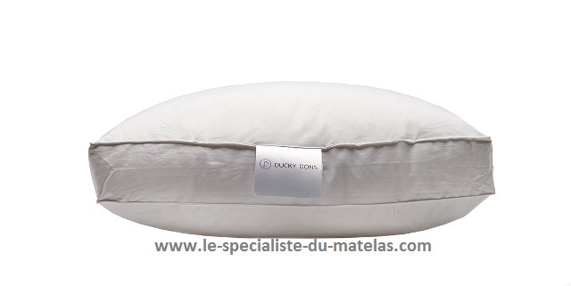 Oreiller En Duvet De Canard Europeen Lavable Avec Label Rds